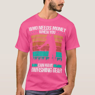 Bågfiskeutrustning Båg Fiske Rulle Fiskare Pilar T Shirt