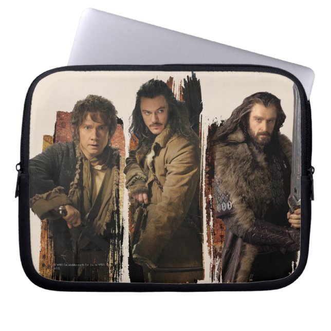 BAGGINS™, BARD THE BOWMAN™ OCH THORIN OAKENSHIELD™ LAPTOP SLEEVE (Framsidan)