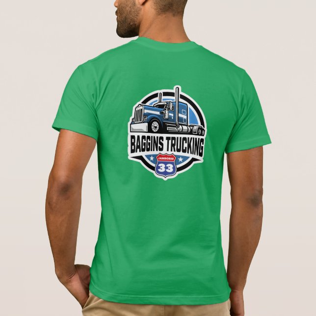 Baggins Trucking  T Shirt (Baksida)