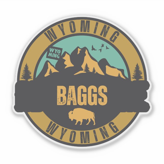 Baggs, Wyoming Klistermärken (Framsida)