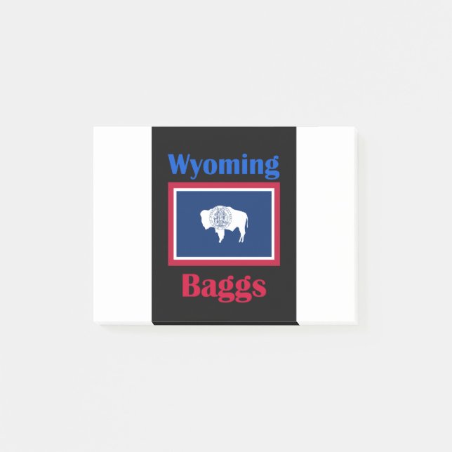 Baggs Wyoming Post-it Block (Framsida)