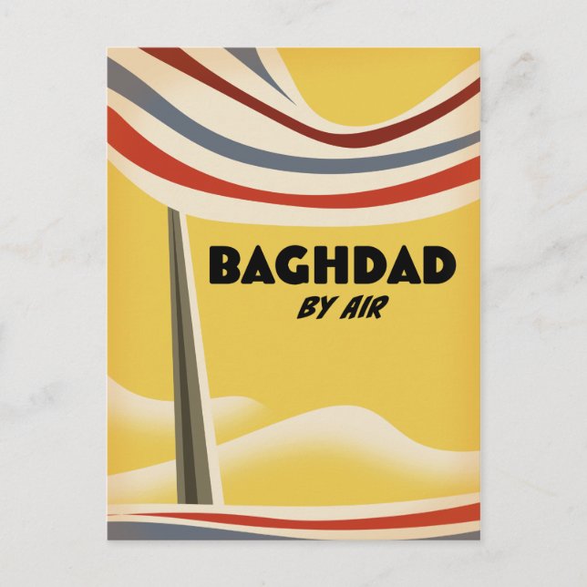 Baghdad av Luft Vykort (Framsida)