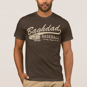 baghdad baseball - jag kastar skor på dig t shirt