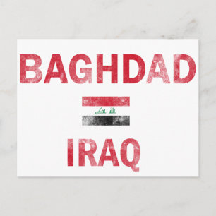 Baghdad Iraks design Vykort