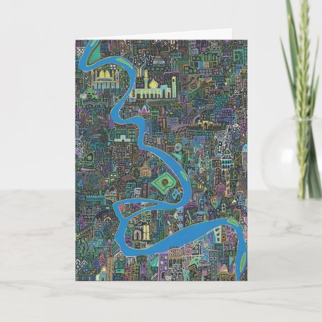 Baghdad Nights - Card Helgkort (Framsida)