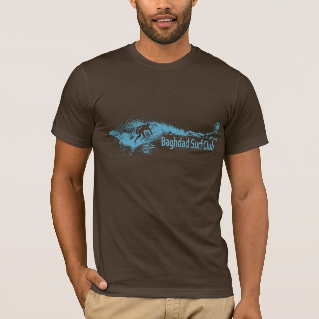 Baghdad surfaklubb t shirt (Framsida)