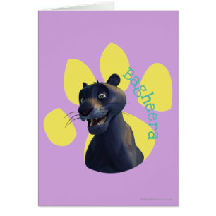 Bagheera 1 hälsningskort