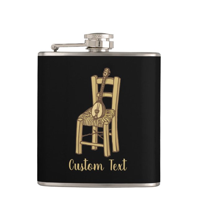 Baglama på stol fickplunta (Framsidan)