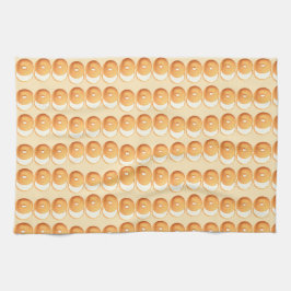 Baglar och kräm kökshandduk