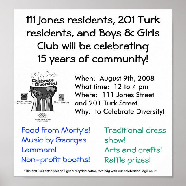 baglogo_väg, 111 Jones-invånare, 201 Turk re... Poster (Framsidan)