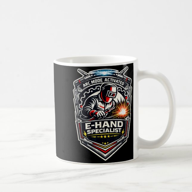 Bågmodus aktiverad E-hand svetsare specialist Kaffemugg (Höger)