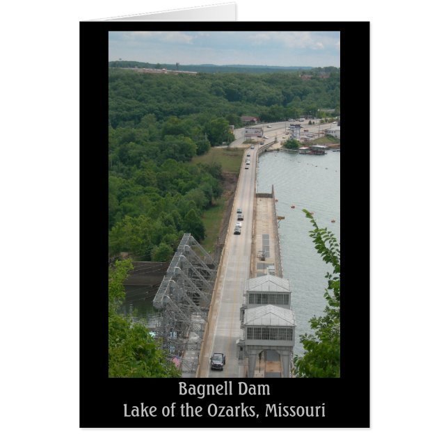 Bagnell Dam (rubrik) OBS Kort (Framsidan)