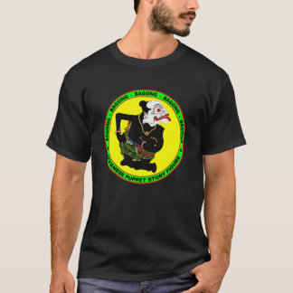 BAGONG, JAVANESE PUPPUET STORY FIGUR_Basic Mörk T T Shirt