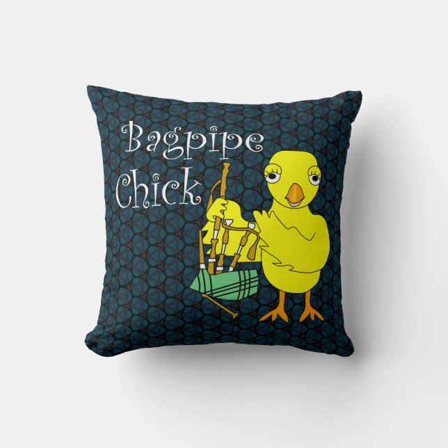Bagpipe-Chick Kudde (Framsida)