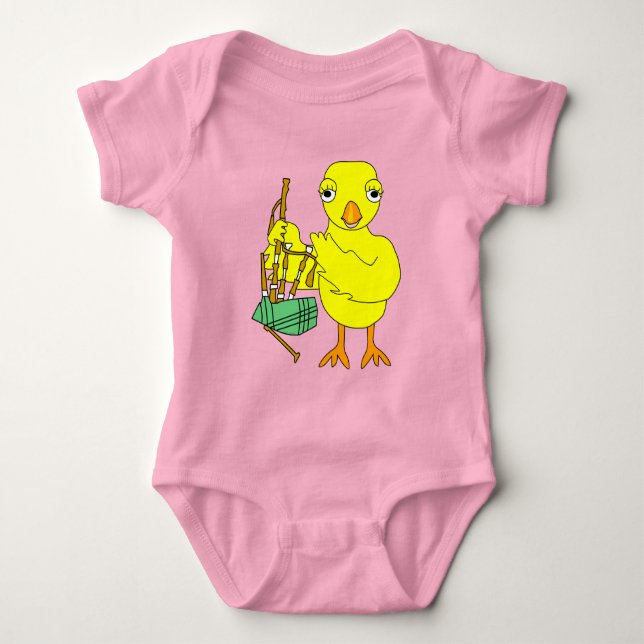 Bagpipe-Chick T Shirt (Framsida)