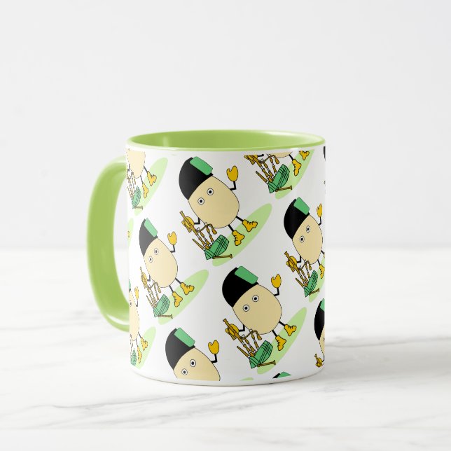 Bagpipe Egghead Mugg (Framsida vänster)