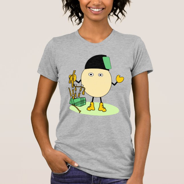 Bagpipe Egghead T-Shirt (Framsida)