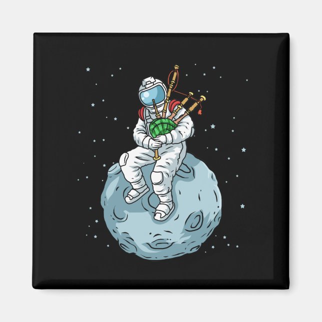 Bagpipe Gift Manar Scottish Bagpipe Music Bagpipe Magnet (Framsidan)