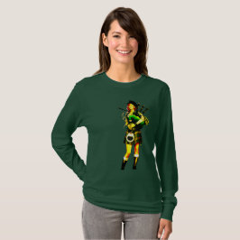 Bagpipe Girl T Shirt