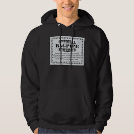 Bagpipe Licence Hoodie