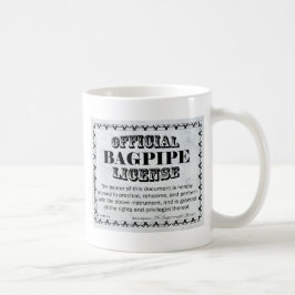 Bagpipe Licence Kaffemugg
