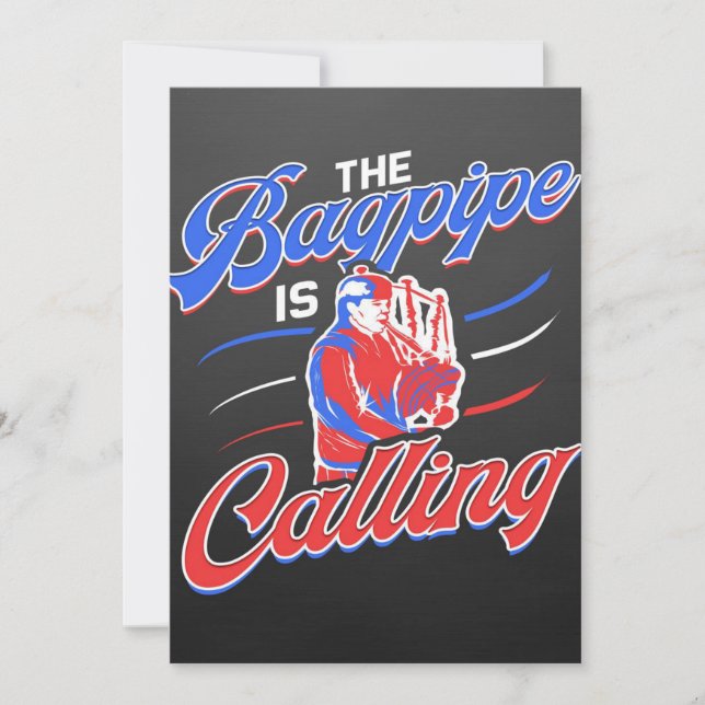 Bagpipe Music Player Meddelande (Framsida)