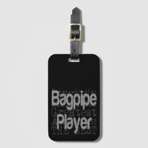 Bagpipe Player Extraordinaire Bagagebricka
