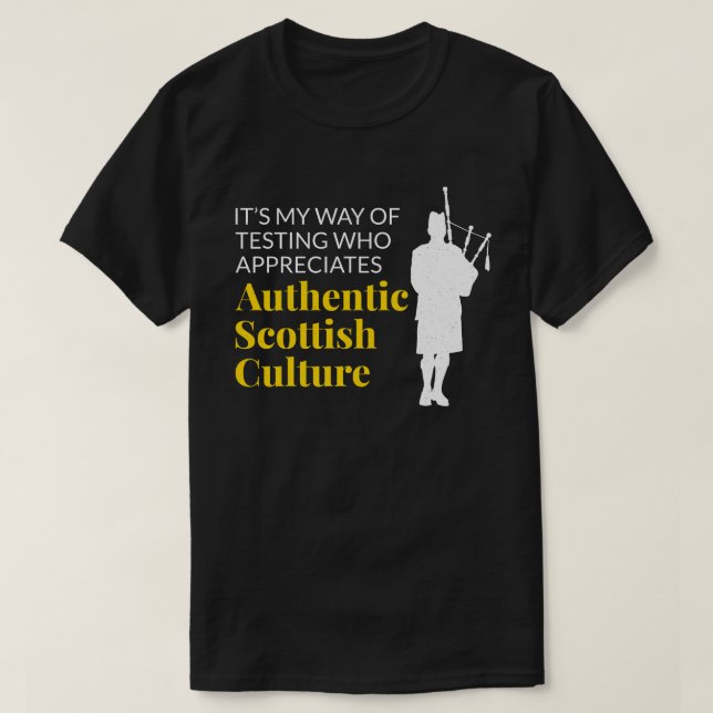 Bagpipe Player Musical Instrument Bagpiper Funny T Shirt (Design framsida)