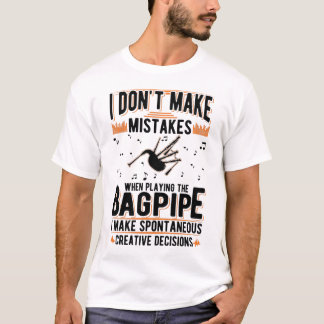 Bagpipe Retirement Plan Bagpiper T Shirt