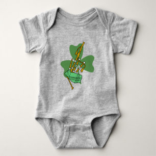 Bagpipe Shamrock T Shirt