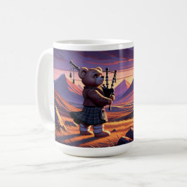 Bagpipe spelar Teddy Kaffemugg