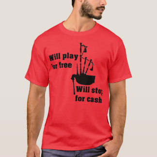 Bagpipe-spelare T Shirt