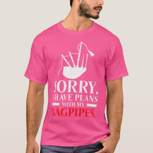 Bagpiper Bagpiping Bagpipes Scotsman Musician Play T Shirt