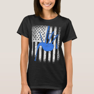 Bagpiper Bagpiping Kilt Scottish Blow Bagpipe 1 T Shirt