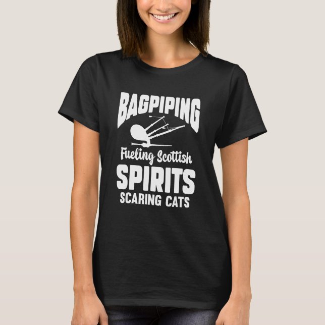 Bagpiper Bagpiping Thing Scotsman Musician Scottis T Shirt (Framsida)