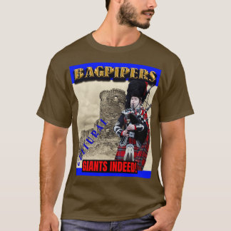 Bagpiper Cultural Giants 3 T Shirt