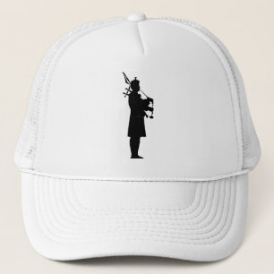 Bagpiper Silhouette Keps
