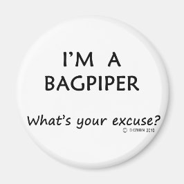 Bagpiper-ursäkt Magnet