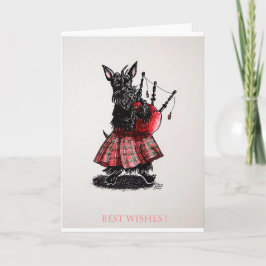 Bagpipers bästa önskemål kort