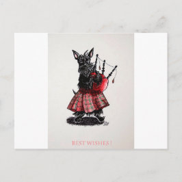 Bagpipers bästa önskemål vykort