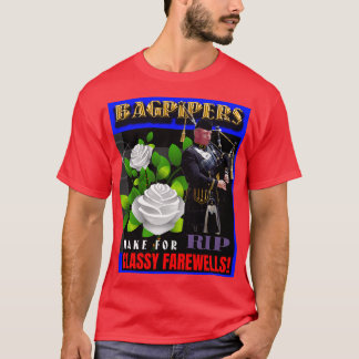 Bagpipers Classy Musician 3 T Shirt