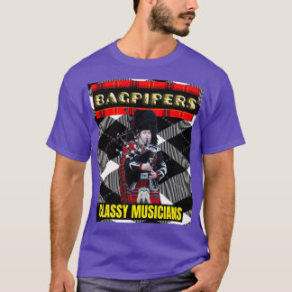 Bagpipers Classy Musician 6 T Shirt