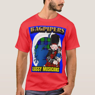 Bagpipers Classy Musician 8 T Shirt
