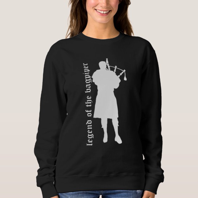 Bagpipers utvecklingslängd t shirt (Framsida)