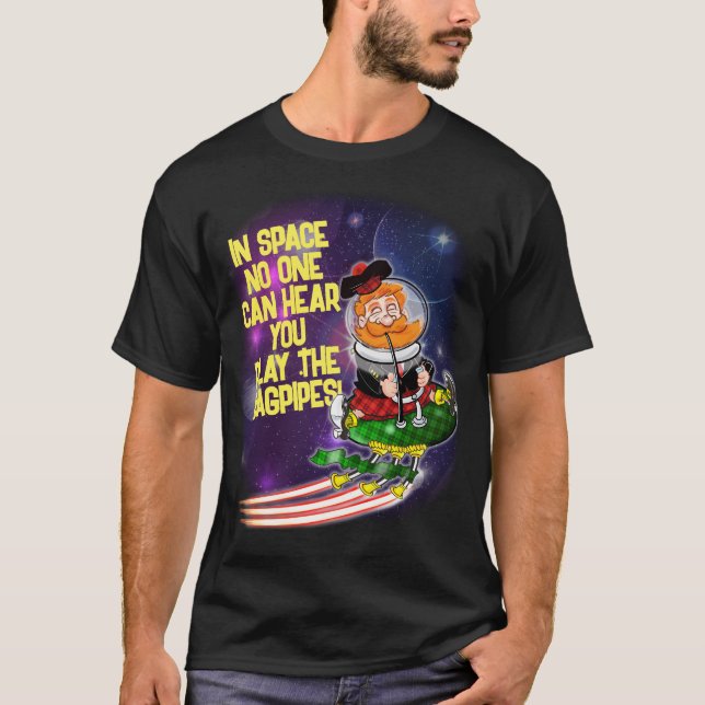 BAGPIPES IN RYGE! T SHIRT (Framsida)