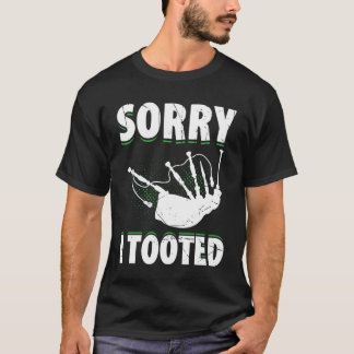 Bagpipor för Bagpiperist Bagpipe Player Bagpiping T Shirt
