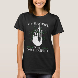 Bagpipor för Bagpiperist Bagpipe Player Bagpiping T Shirt
