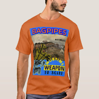 Bagpipor Vapon Krig 1 T Shirt