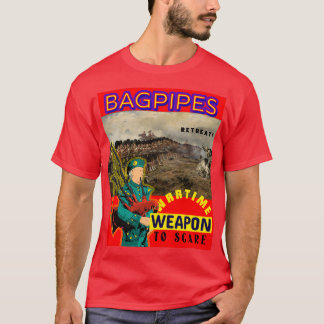 Bagpipor Vapon Krig 4 T Shirt