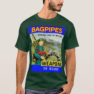 Bagpipor Vapon Krig 5 T Shirt